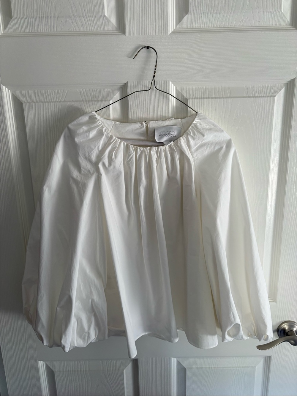 mare mare anthropologie blouse white xs